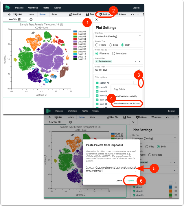 Paste Palette from Clipboard